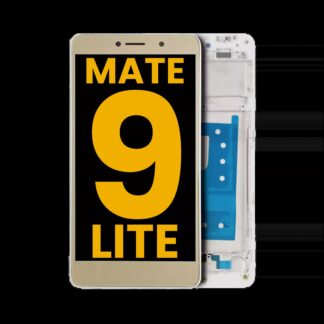LCD Display mit Rahmen für Huawei Mate 9 Lite (professionell aufgearbeitet) (Gold)