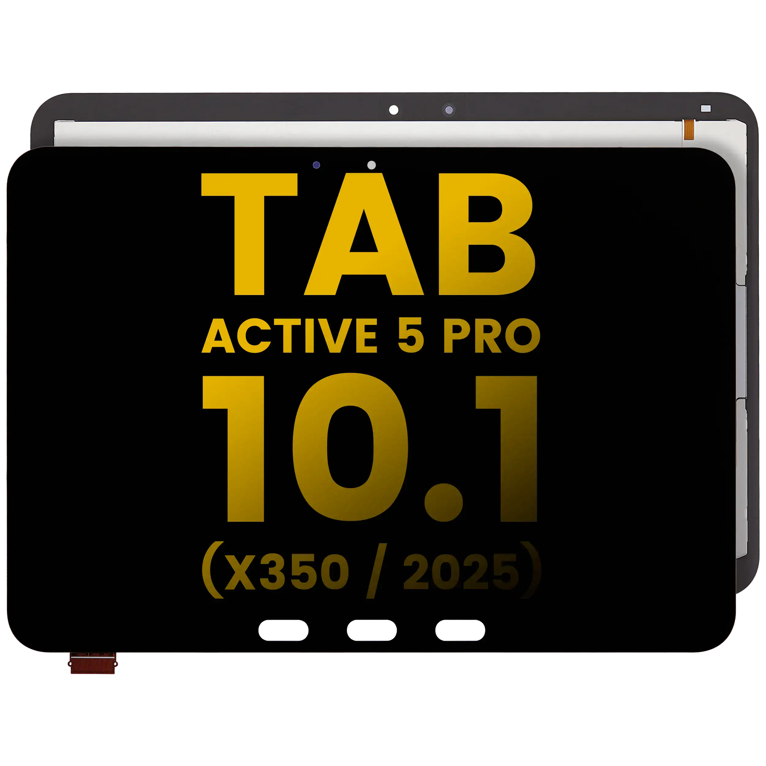 LCD Display ohne Rahmen für Samsung Galaxy Tab Active 5 8.0" (X306 / X300 / X308) (2024) (professionell aufgearbeitet) (Black (Schwarz)) – Bild 5