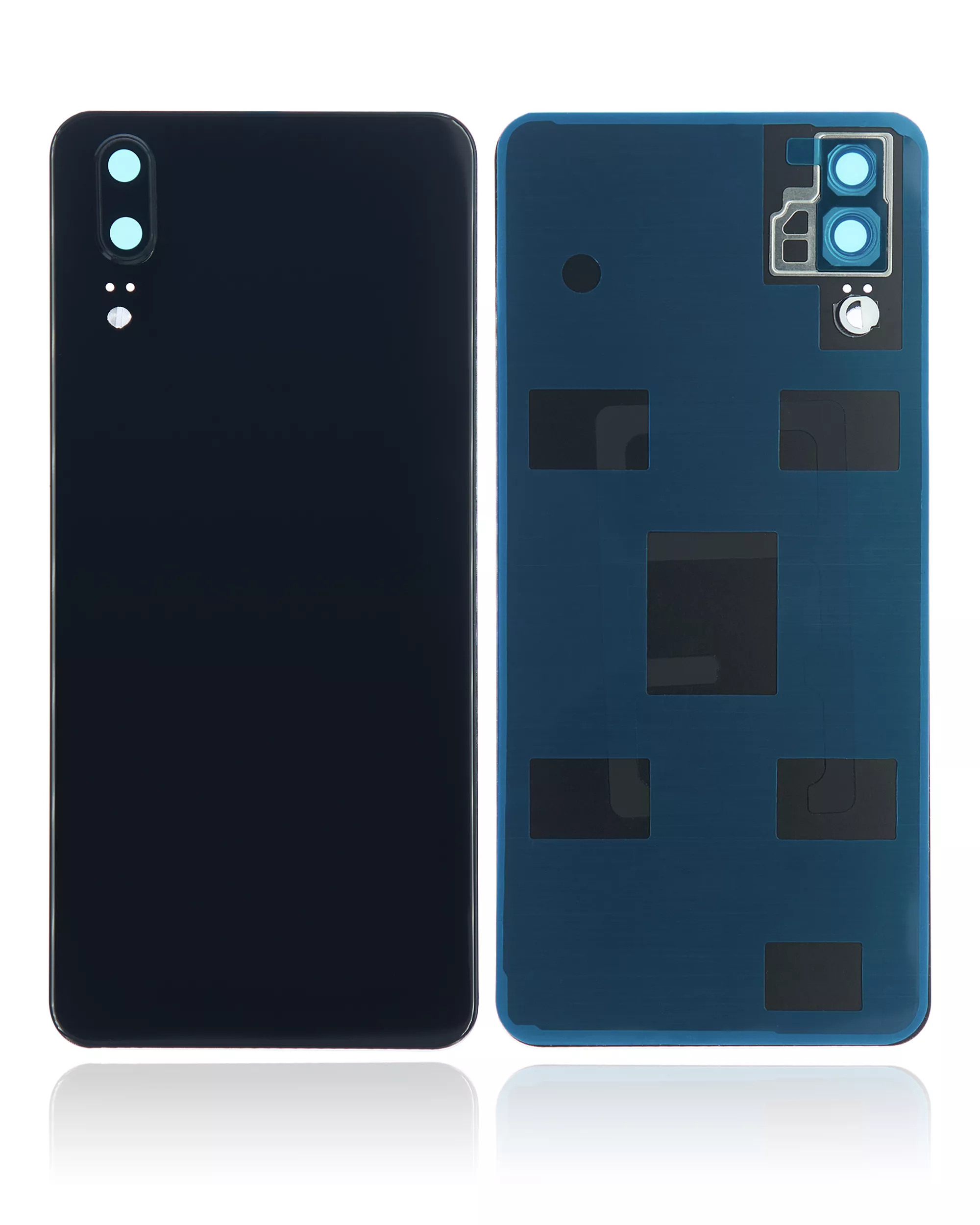 Rückdeckelglas mit Kameraglas für Huawei P20 (Black (Schwarz)) – Bild 2
