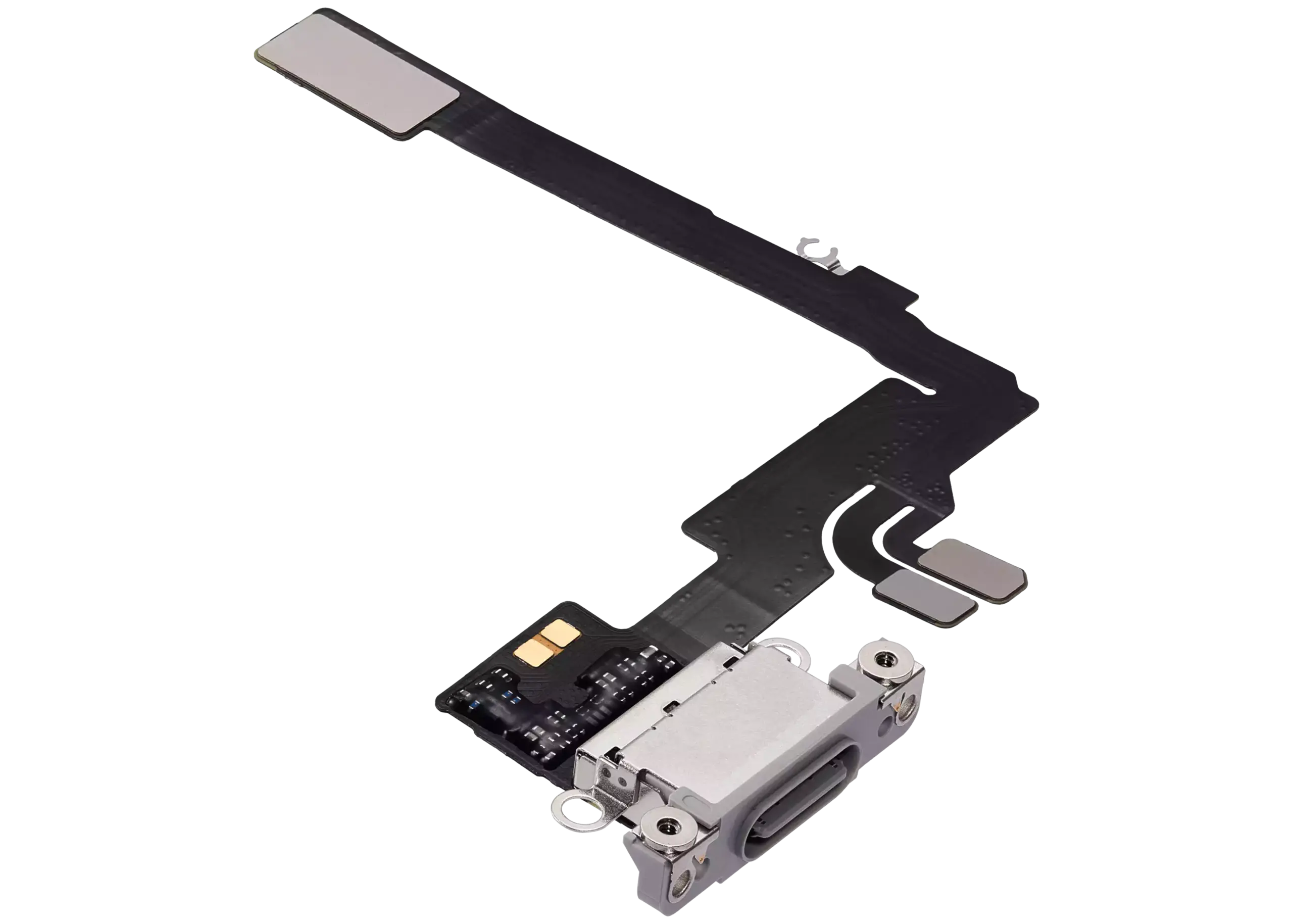 Ladebuchse Flexkabel für iPhone 16 Pro (Premium) (White Titanium) – Bild 4