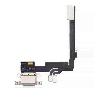 Ladebuchse Flexkabel für iPhone 16 Pro (Premium) (White Titanium)