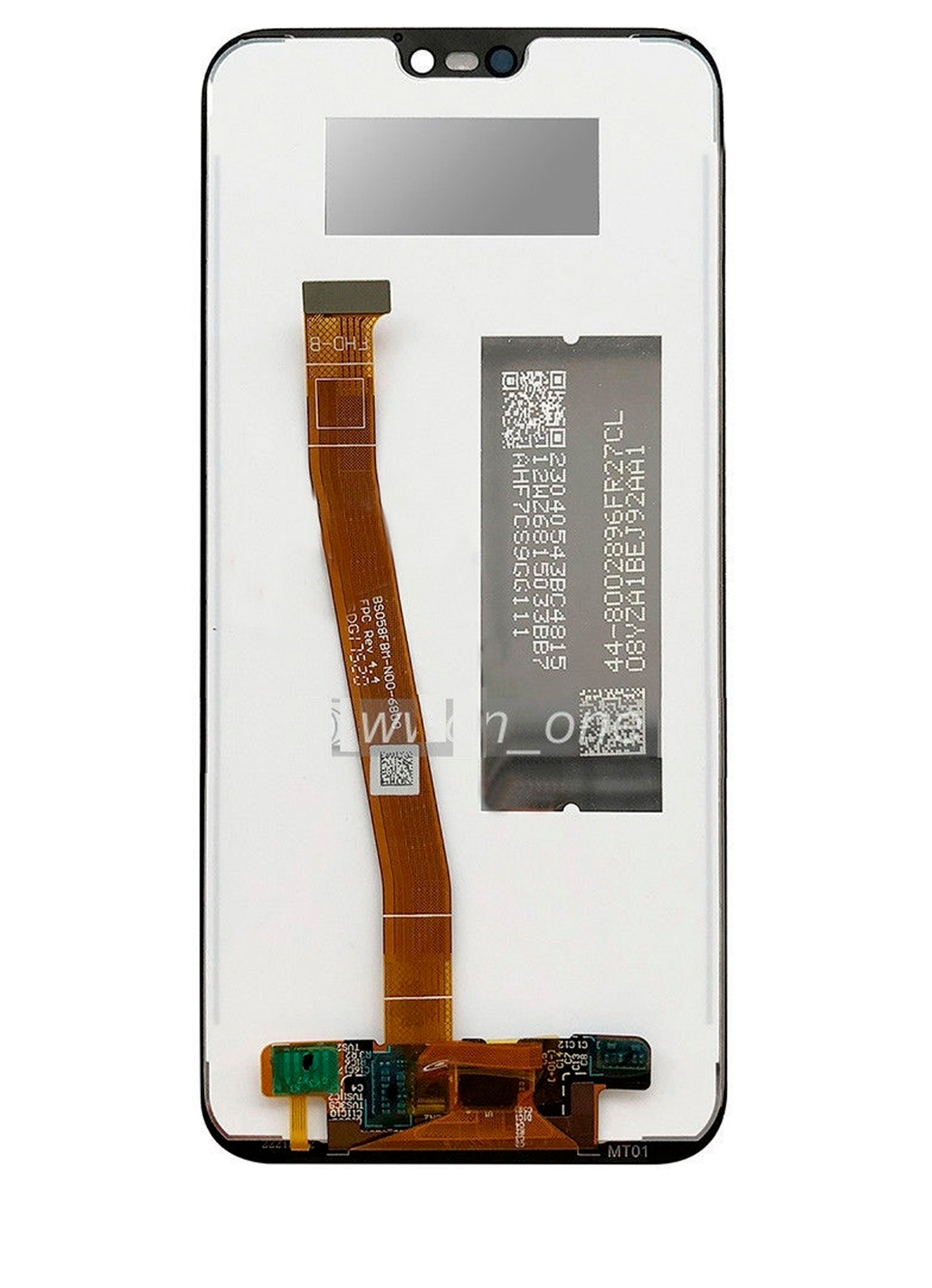 LCD Display ohne Rahmen für Huawei P20 Lite / Nova 3e (professionell aufgearbeitet) (Black (Schwarz)) – Bild 3