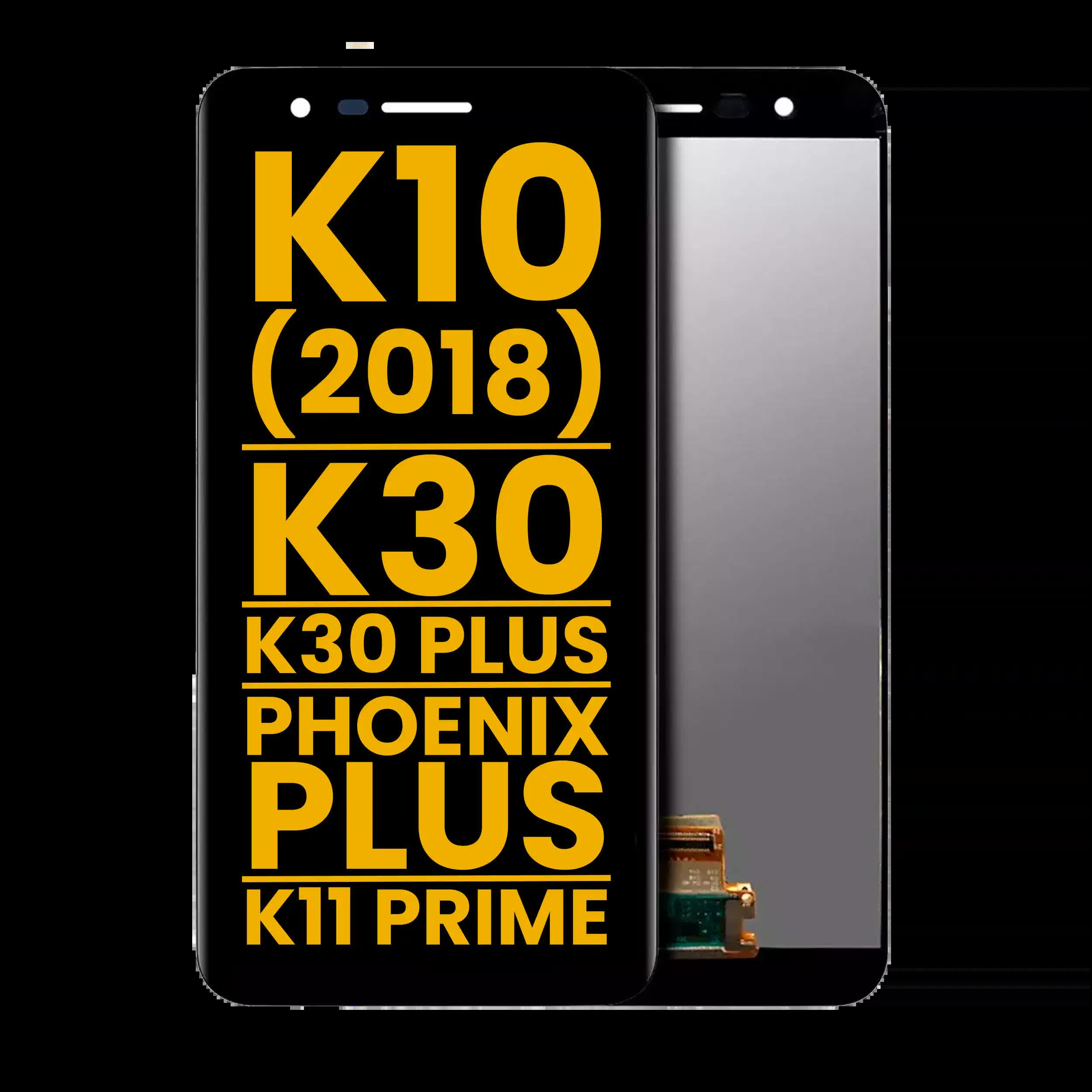LCD Display ohne Rahmen für LG K10 (2018) / K30 / K30 Plus / Phoenix Plus / K11 Prime (professionell aufgearbeitet)