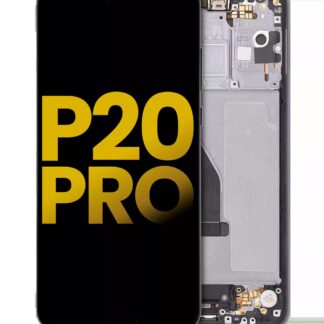 OLED Display mit Rahmen für Huawei P20 Pro (professionell aufgearbeitet) (Black (Schwarz))