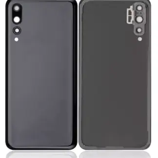 Rückdeckelglas mit Kameraglas für Huawei P20 Pro (Black (Schwarz))