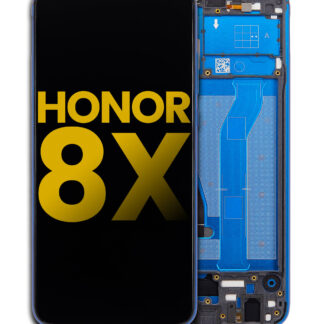 LCD Display mit Rahmen für Huawei Honor 8X (professionell aufgearbeitet) (Blue (Blau))