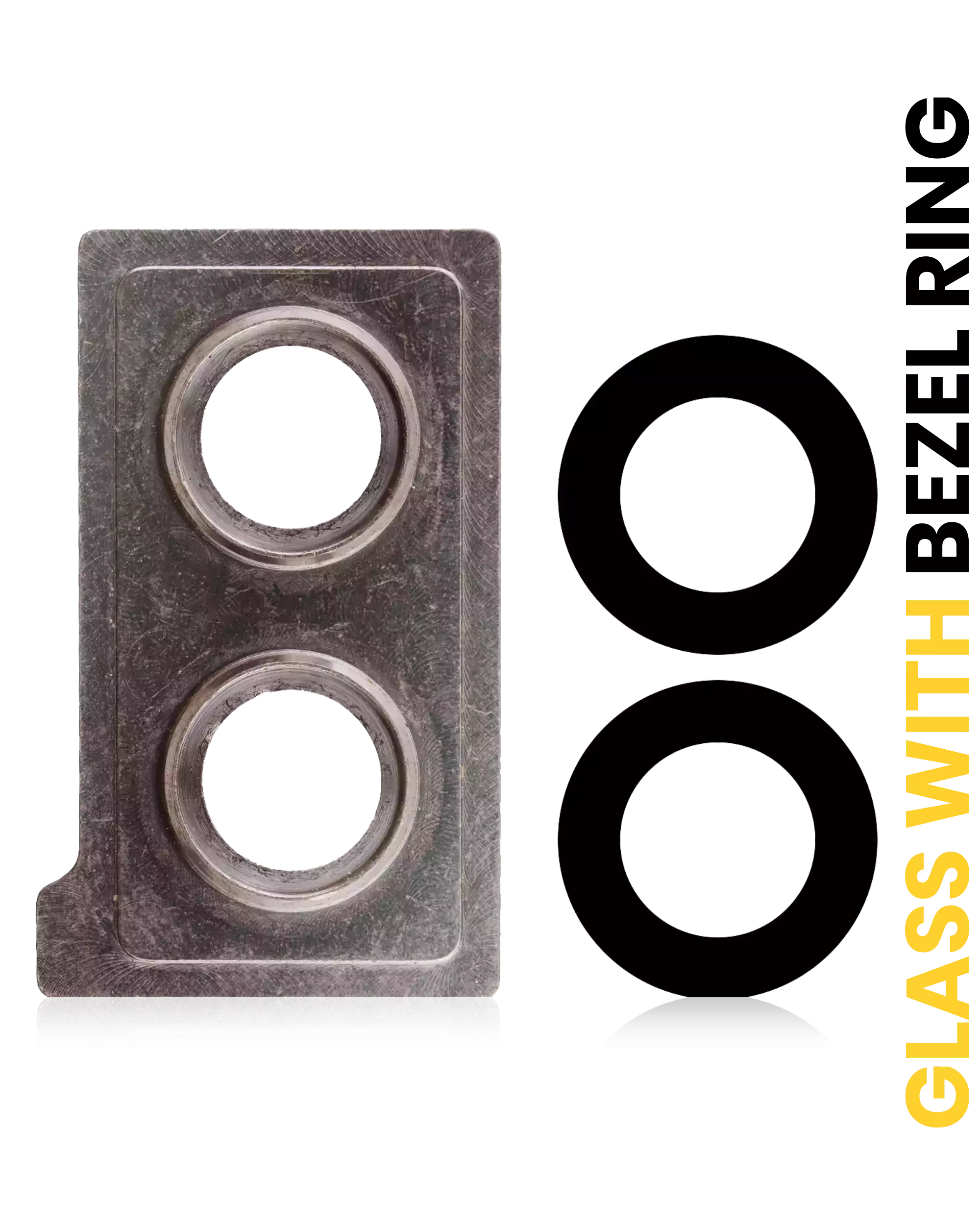 Rückkamera-Glas (nur Glas) mit Klebefolie für Huawei P Smart / P Smart Plus 2019 – Bild 4