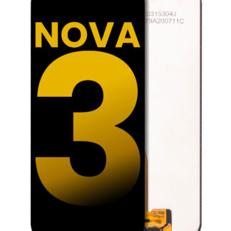 LCD Display ohne Rahmen für Huawei Nova 3 (professionell aufgearbeitet) (Black (Schwarz))