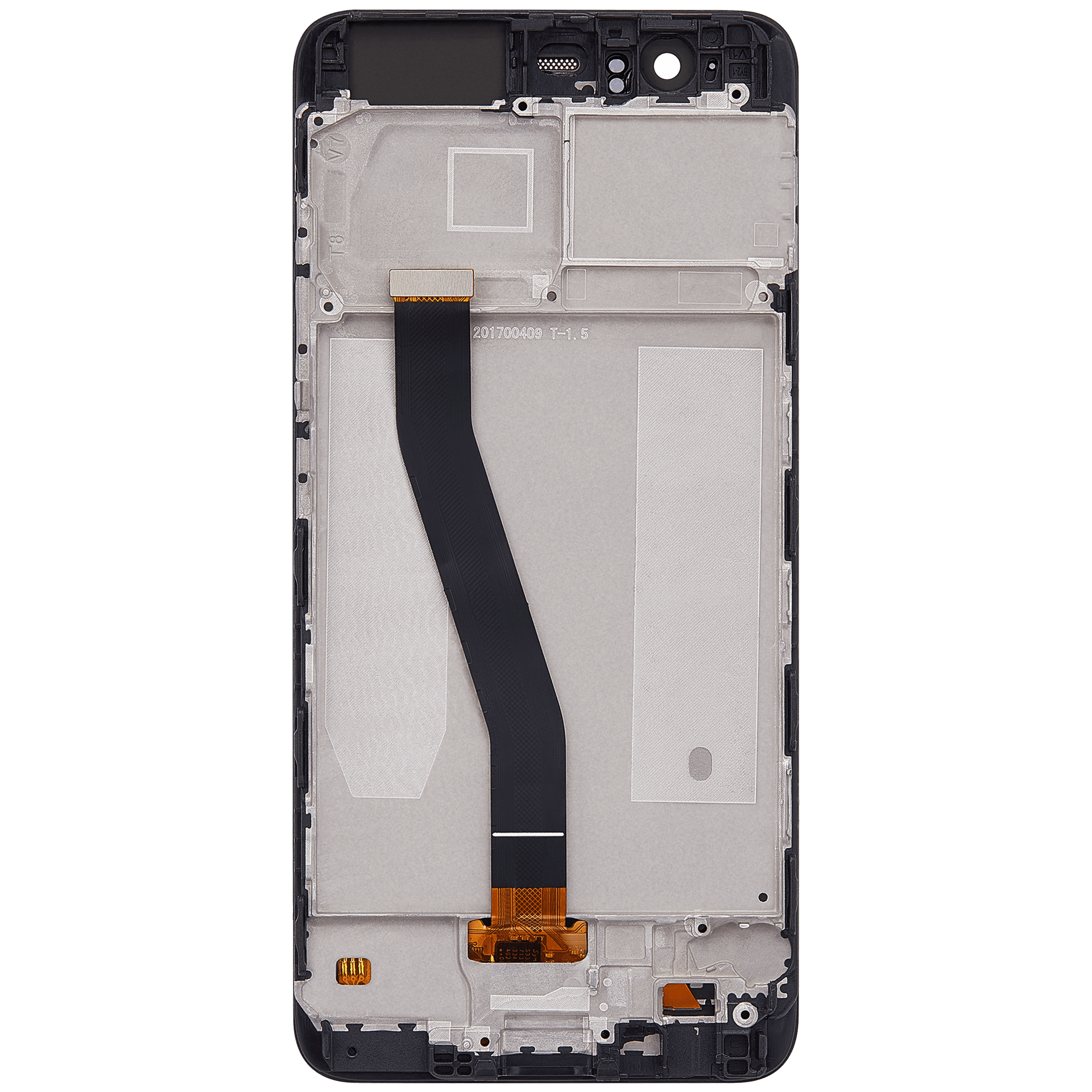 LCD Display mit Rahmen für Huawei P10 (professionell aufgearbeitet) (Black (Schwarz)) – Bild 4