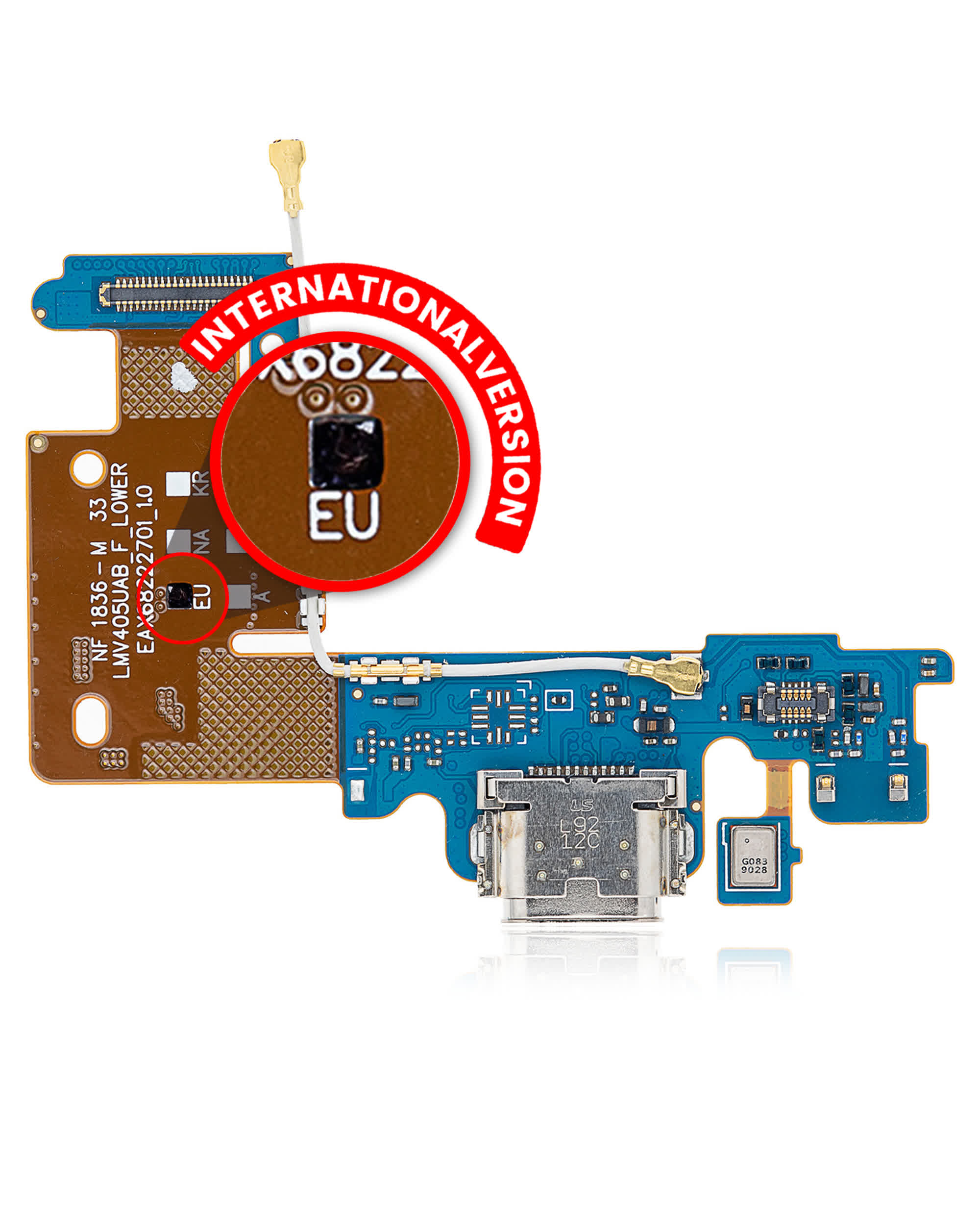 Ladebuchse Flexkabel für LG V40 ThinQ (International Version)