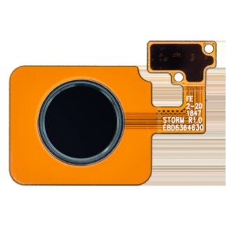 Homebutton Fingerprint Sensor mit Flex für LG G8 ThinQ / LG V50 ThinQ (Black (Schwarz))