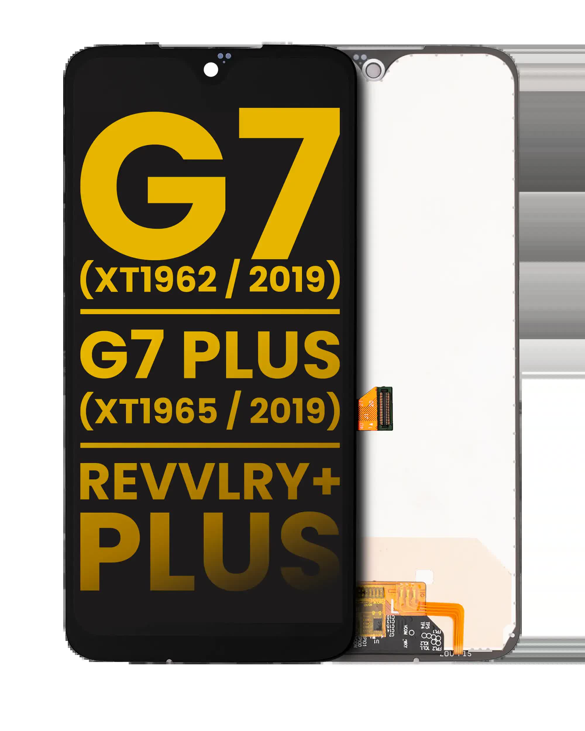 LCD Display ohne Rahmen für Motorola Moto G7 (XT1962 / 2019) / G7 Plus (XT1965 / 2019) / T-Mobile Revvlry Plus (professionell aufgearbeitet)