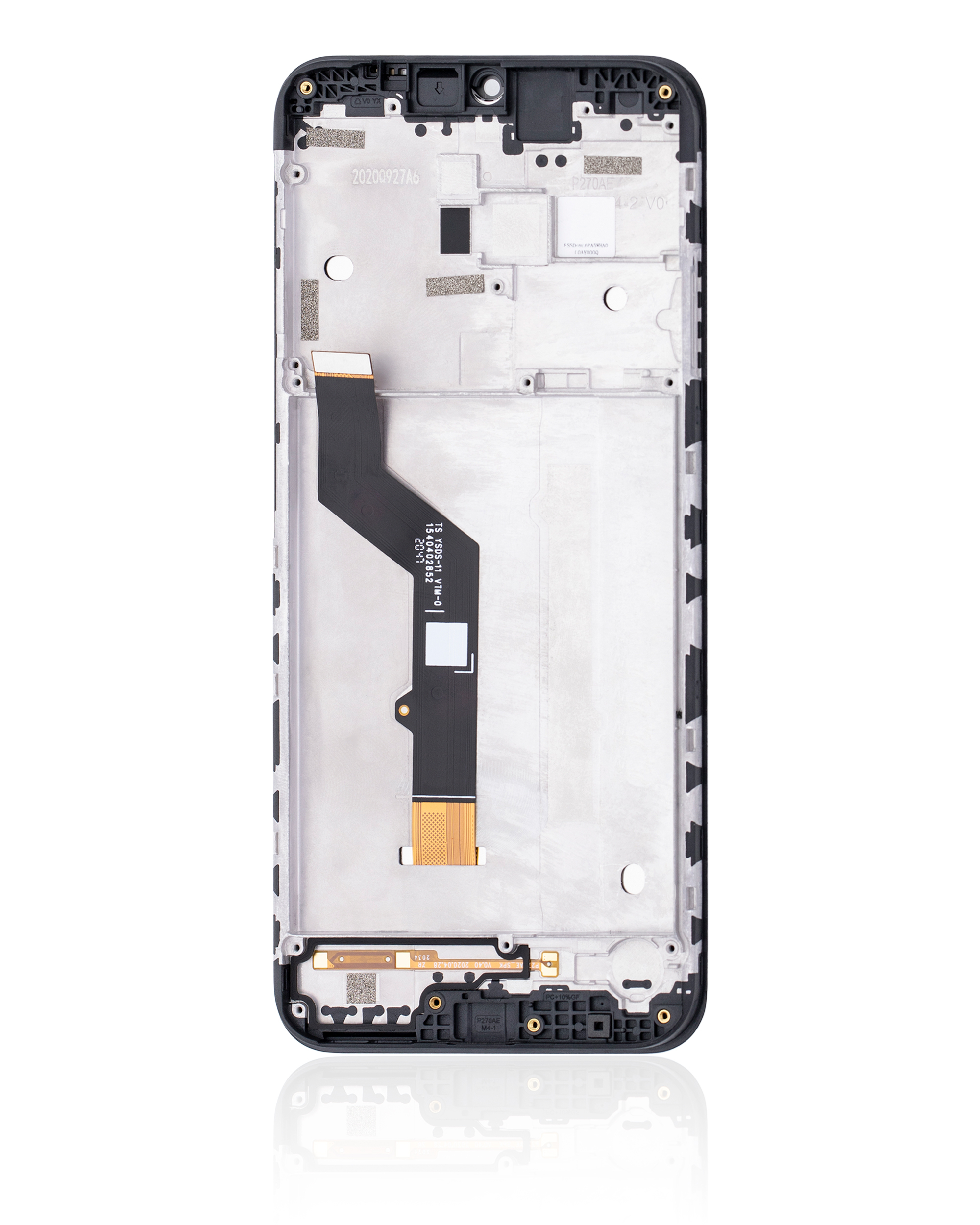 LCD Display mit Rahmen für Motorola Moto E7 Plus (XT2081 / 2020) (professionell aufgearbeitet) – Bild 2