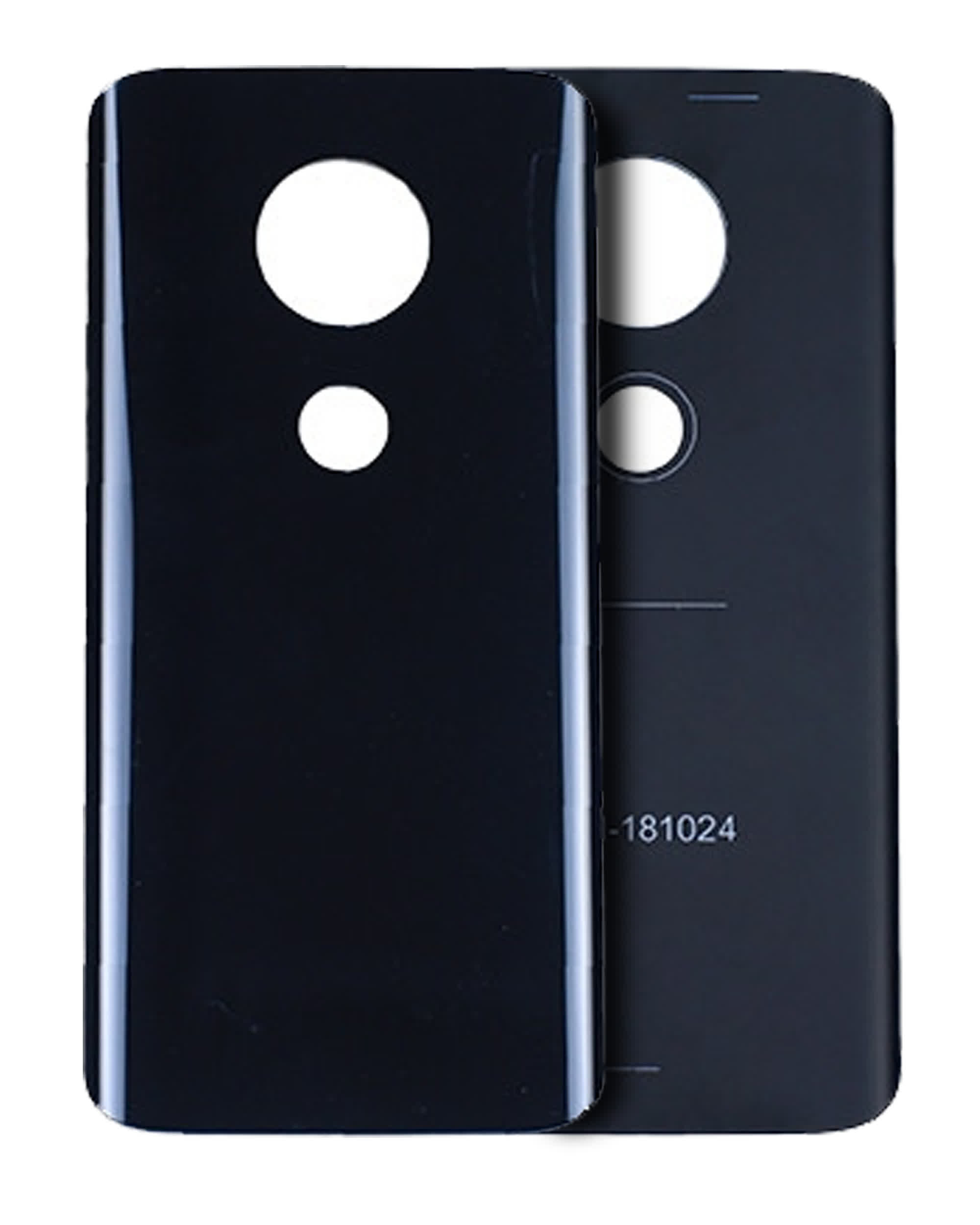 Rückdeckelglas für Motorola Moto G7 (XT1962 / 2019) (Ceramic Black)