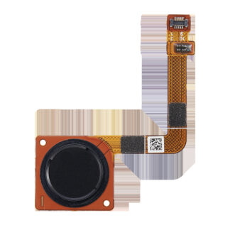 Homebutton mit Fingerprint Sensor Flexkabel für Motorola Moto G7 (XT1962 / 2019) (Ceramic Black)