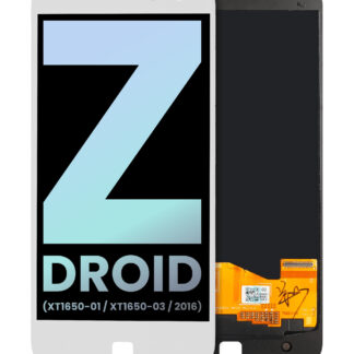 LCD Display ohne Rahmen für Motorola Moto Z Droid (XT1650-01 / XT1650-03 / 2016) (Original) (White (Weiß))