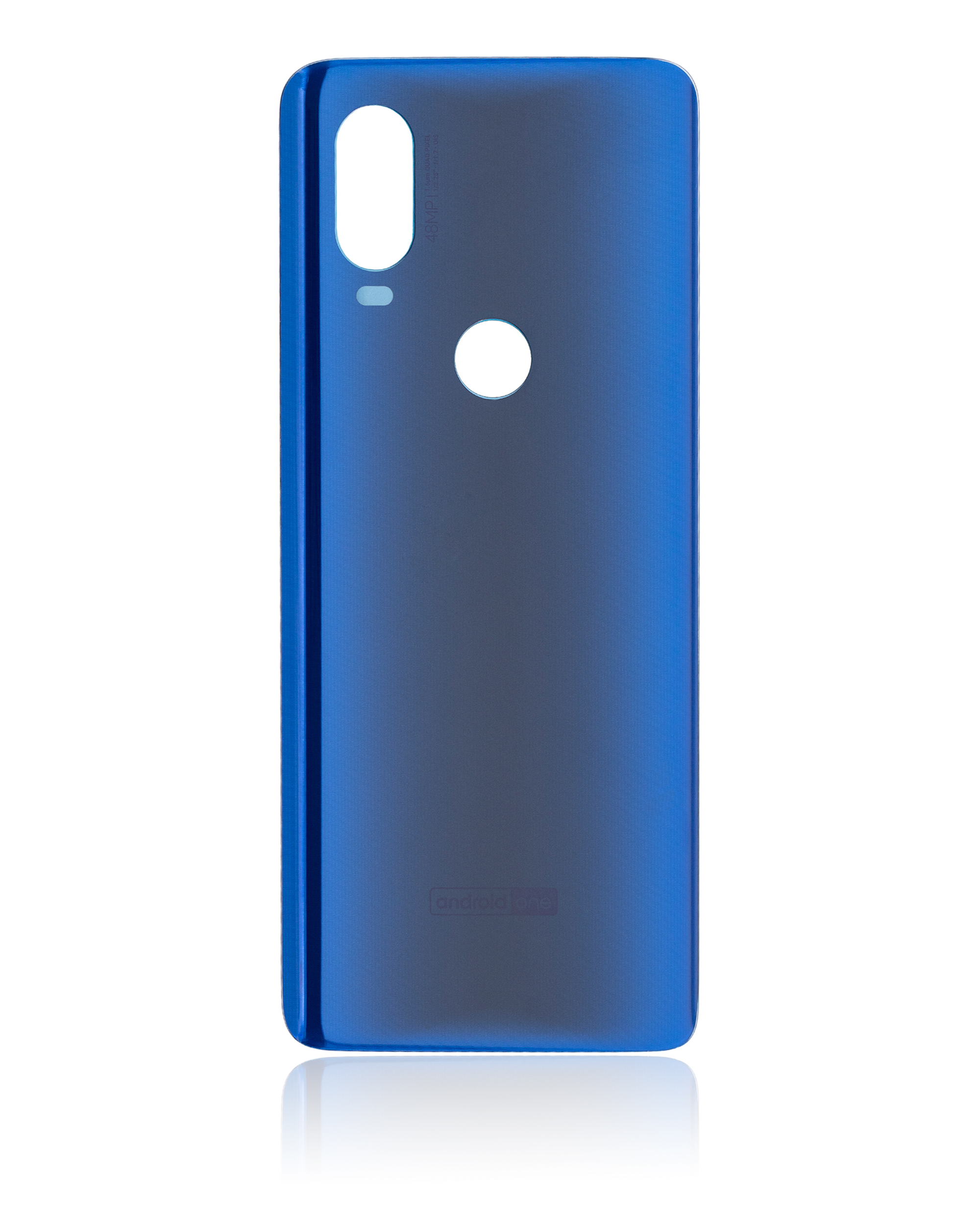 Rückdeckelglas für Motorola One Vision / P50 (XT1970 / 2019) (Sapphire Blue) – Bild 3