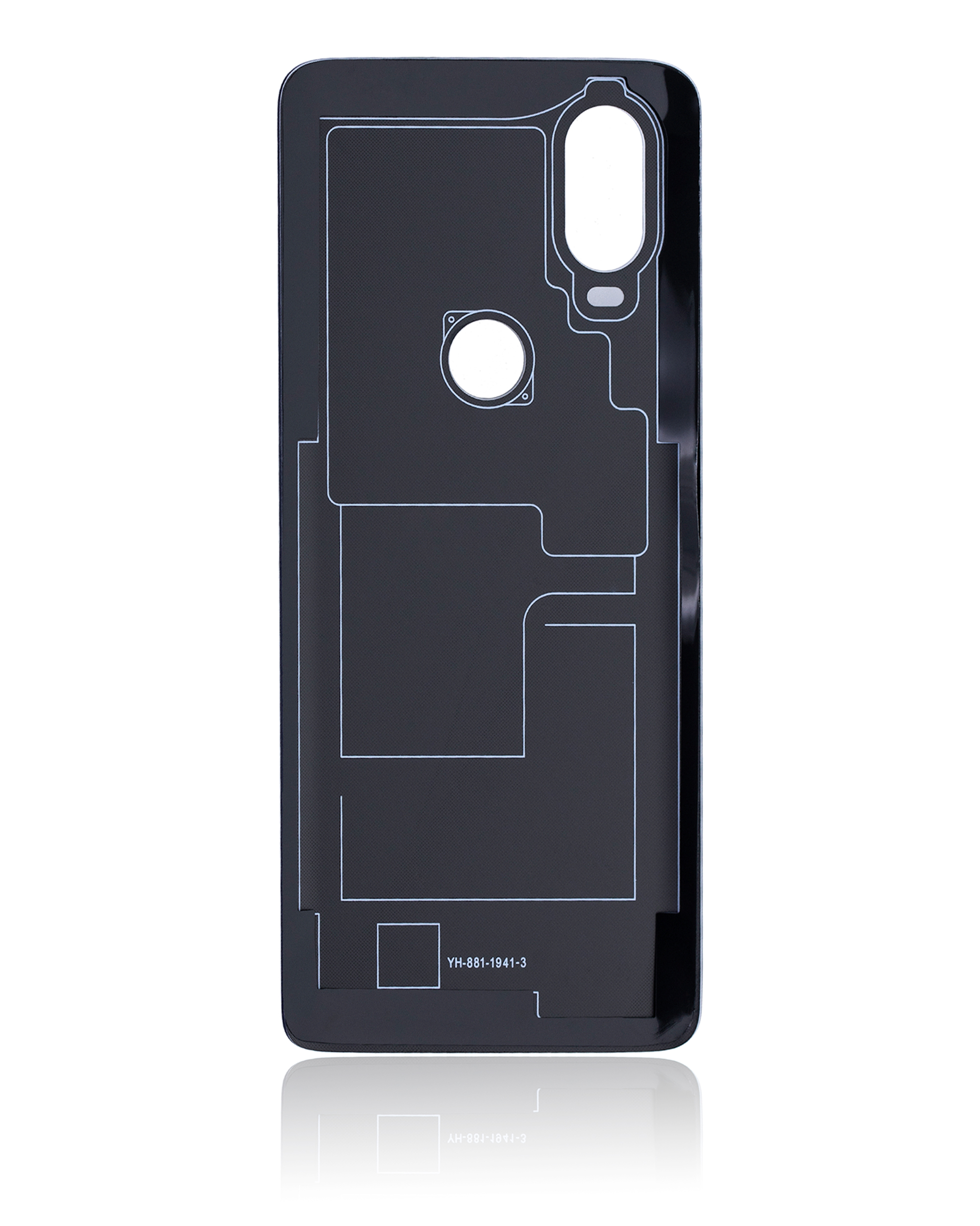 Rückdeckelglas für Motorola One Vision / P50 (XT1970 / 2019) (Sapphire Blue) – Bild 4