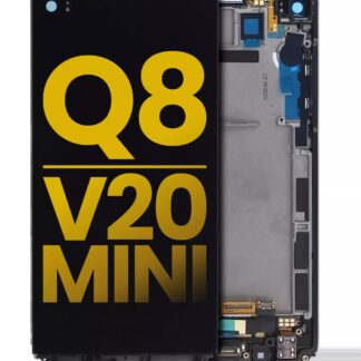 LCD Display mit Rahmen für LG Q8 (H970 / 2017) / V20 Mini (professionell aufgearbeitet)