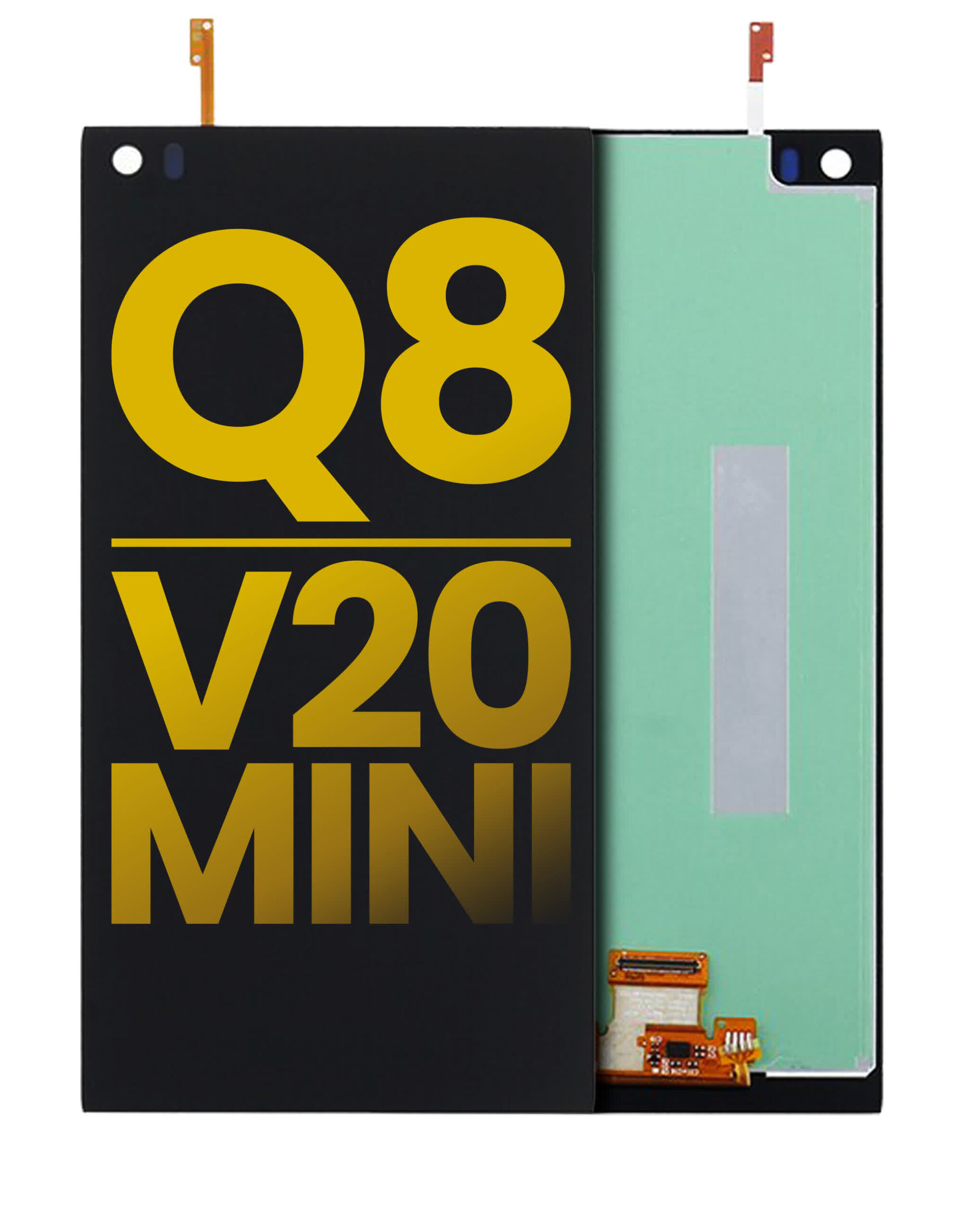 LCD Display ohne Rahmen für LG Q8 (H970 / 2017) / V20 Mini (professionell aufgearbeitet)