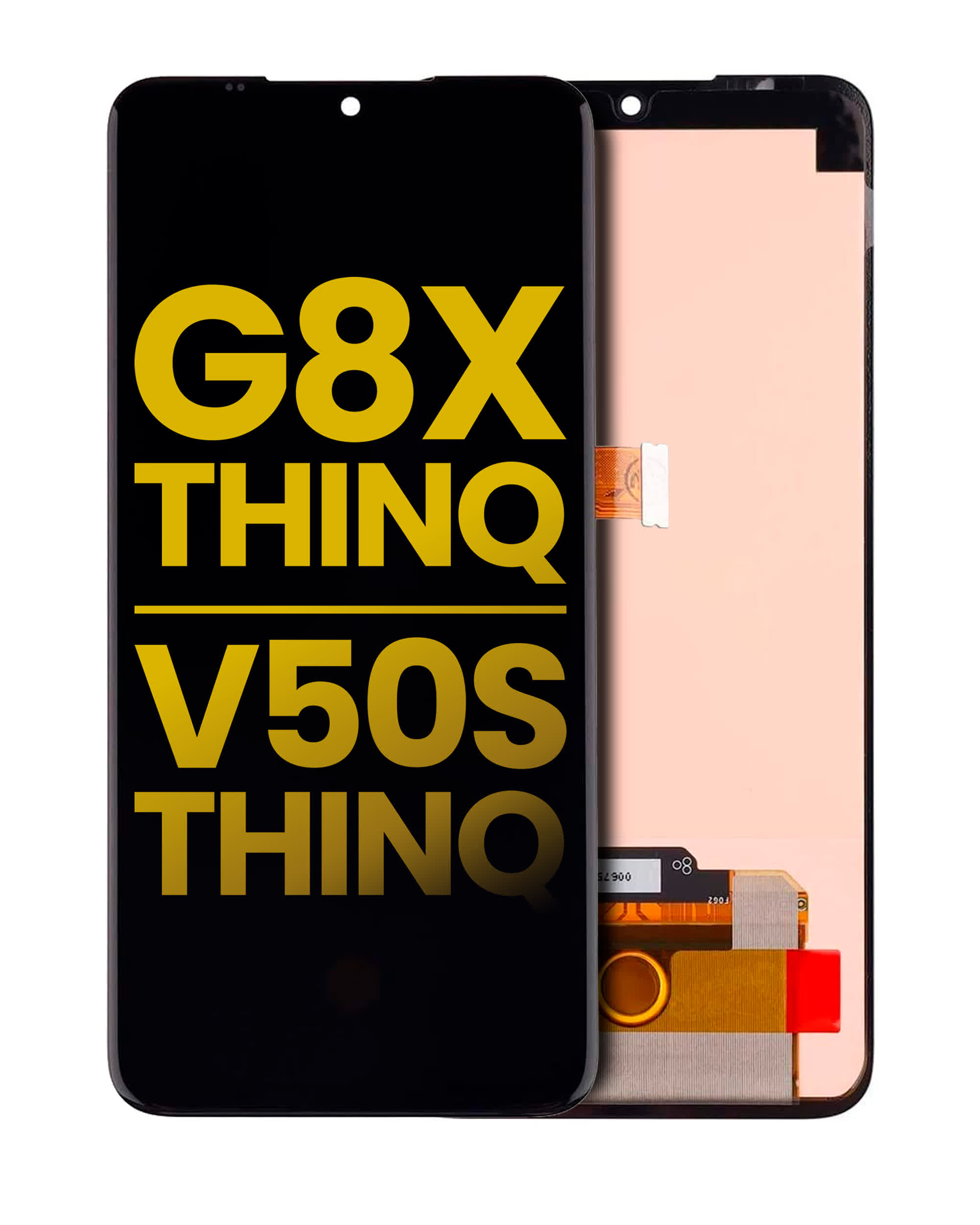 Main Display OLED Display ohne Rahmen für LG G8X ThinQ / V50S ThinQ 5G (professionell aufgearbeitet)