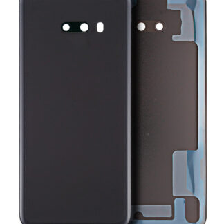 Rückdeckelglas mit Kameraglas für LG G8X ThinQ (Aurora Black)