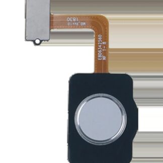 Fingerabdrucksensor mit Flexkabel für LG Q7 Alpha / Q7 Plus (Silver (Silber))