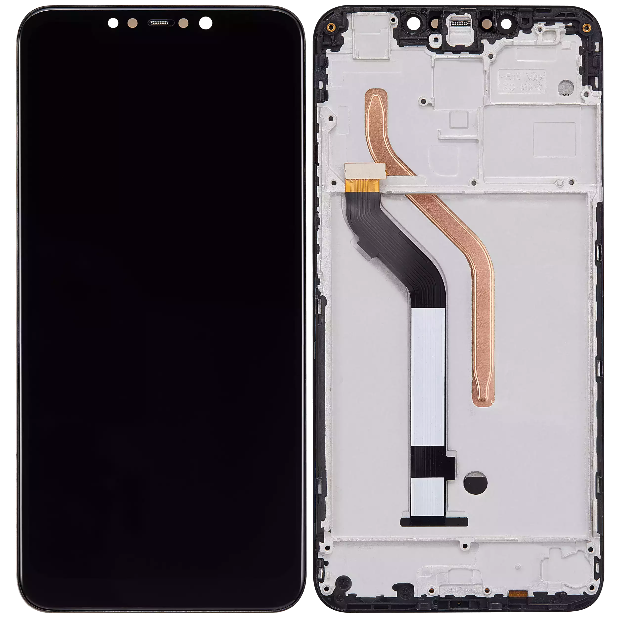 LCD Display mit Rahmen für Xiaomi Pocophone F1 (Aftermarket Plus) – Bild 2