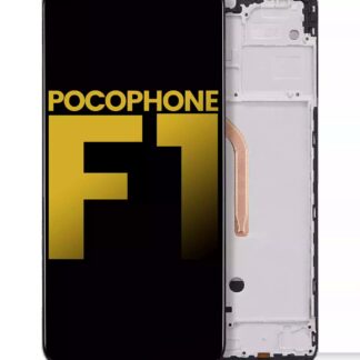 LCD Display mit Rahmen für Xiaomi Pocophone F1 (Aftermarket Plus)