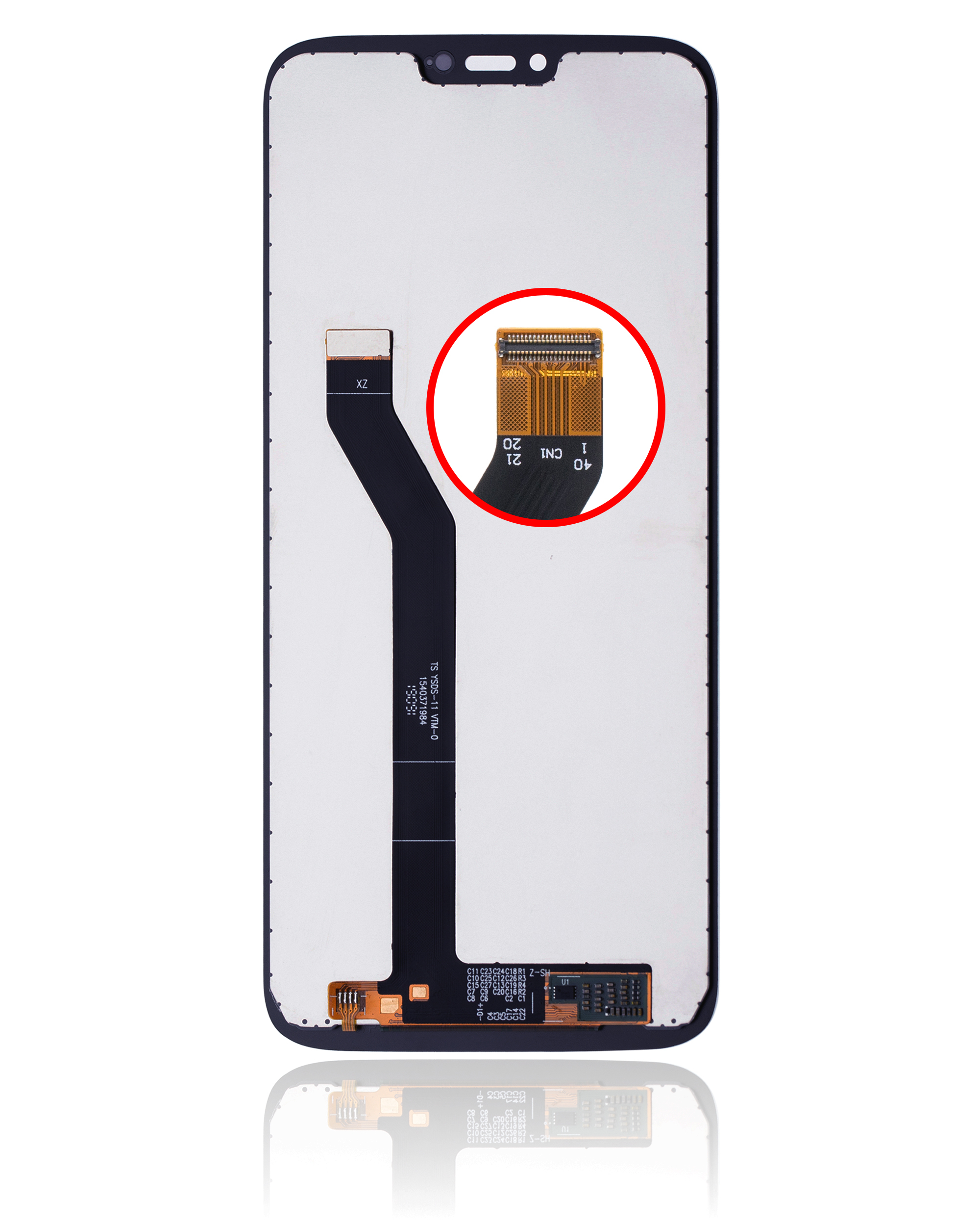 LCD Display ohne Rahmen für Motorola Moto G7 Power (XT1955 / 2019) / G7 Supra (XT1955-5/6/DL / 2019) (US-Version) (157MM) (Aftermarket Plus) (All C – Bild 3