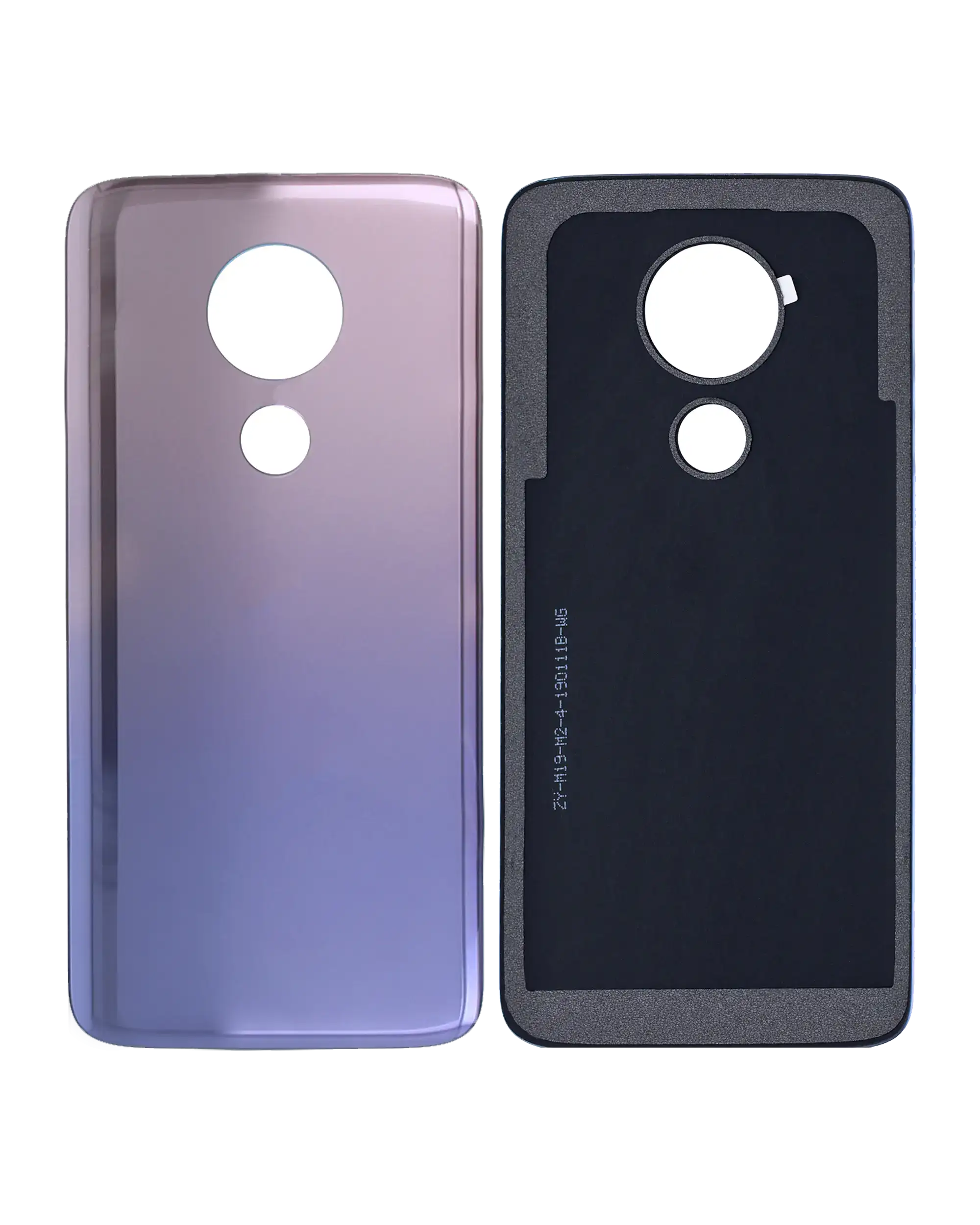 Rückdeckelglas für Motorola Moto G7 Power (XT1955 / 2019) (Iced Violet) – Bild 4