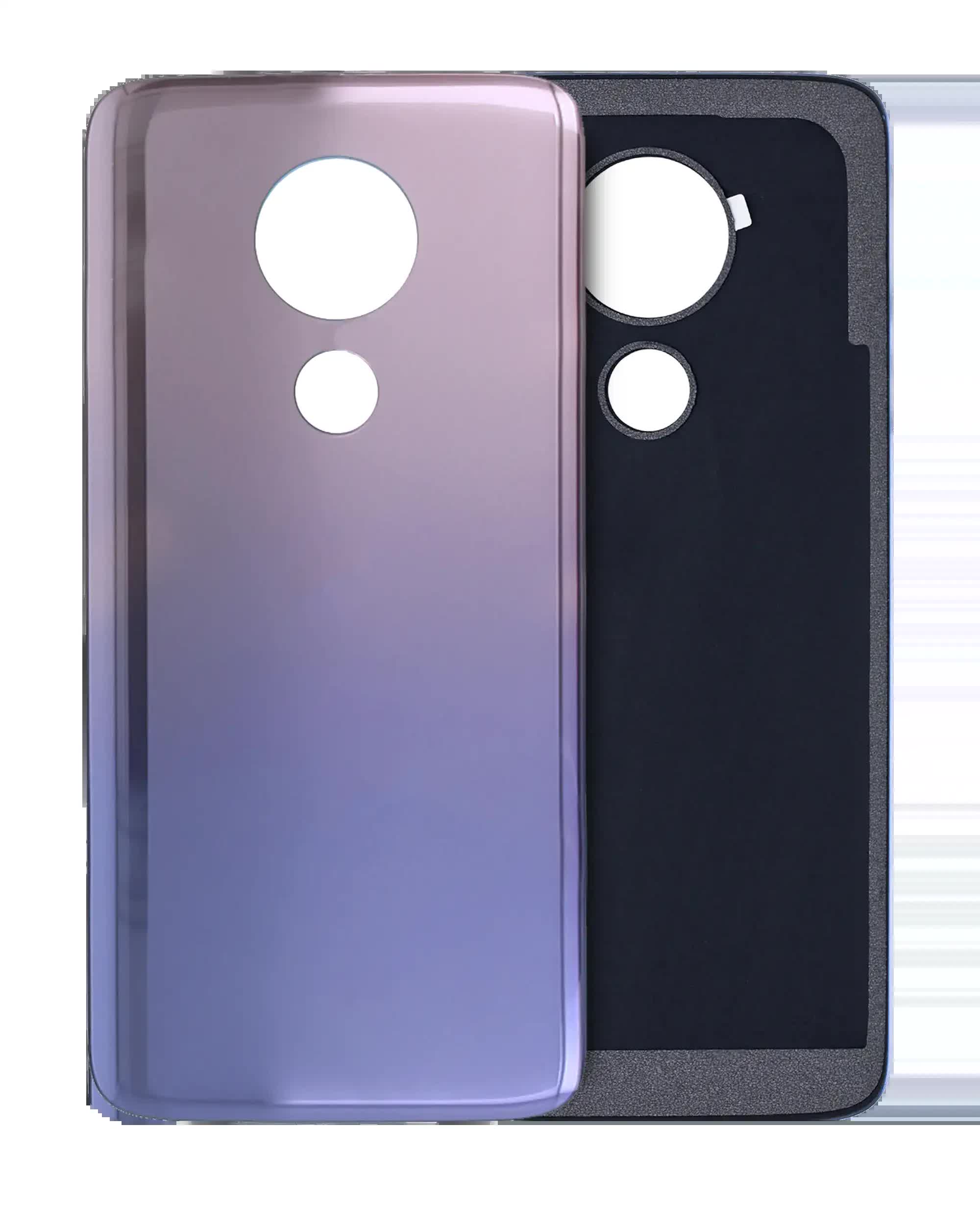 Rückdeckelglas für Motorola Moto G7 Power (XT1955 / 2019) (Iced Violet)