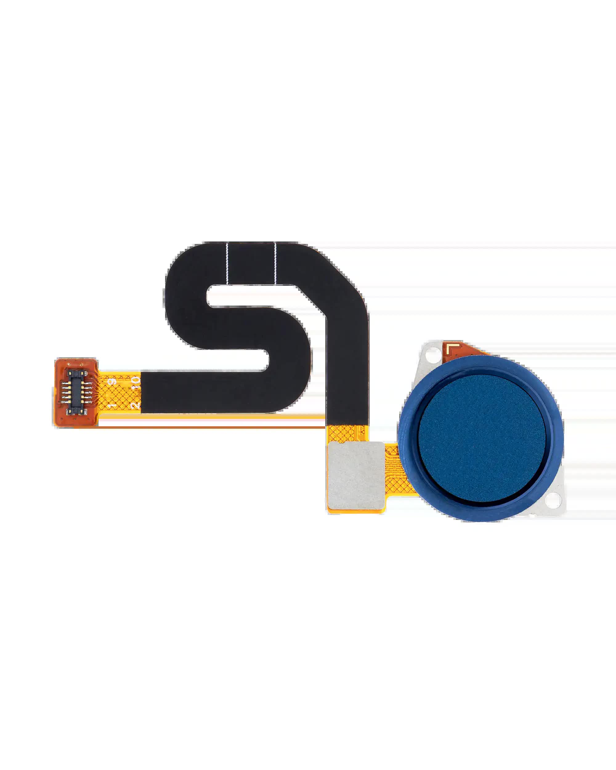 Fingerabdrucksensor mit Flex für Motorola Moto G7 Power (XT1955 / 2019) / G7 Play (XT1952 / 2019) / G7 Supra (XT1955-5 / 2019) (Blue (Blau))
