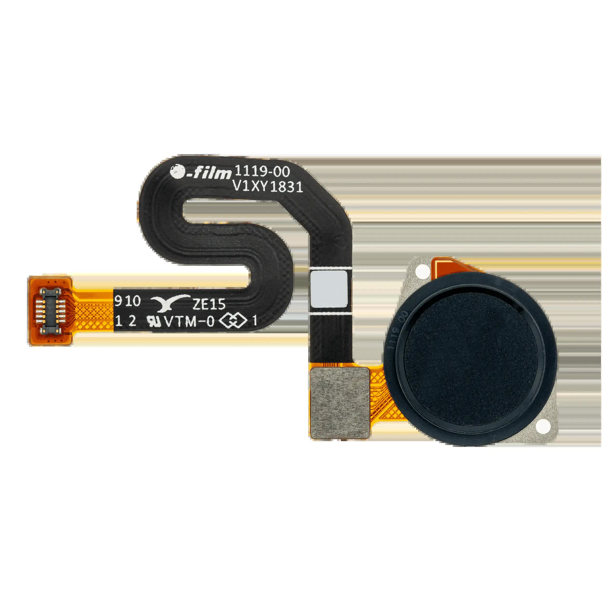 Fingerabdrucksensor mit Flex für Motorola Moto G7 Power (XT1955 / 2019) (Ceramic Black)