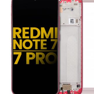 LCD Display mit Rahmen für Xiaomi Redmi Note 7 / 7 Pro (professionell aufgearbeitet) (Twilight Gold)