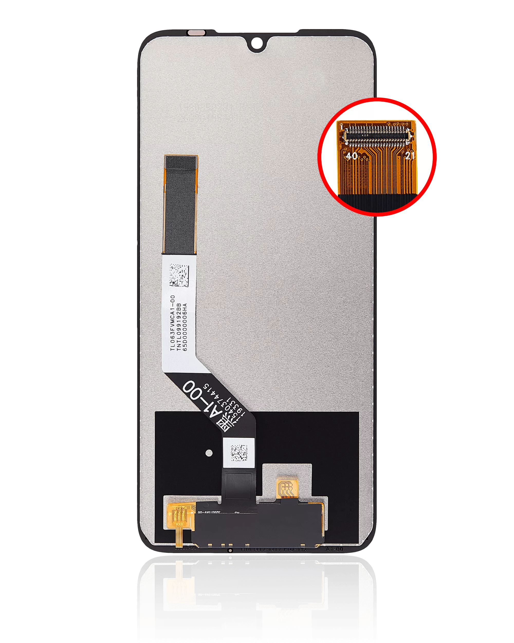 LCD Display ohne Rahmen für Xiaomi Redmi Note 7 / 7 Pro (Aftermarket Plus) (Black (Schwarz)) – Bild 4