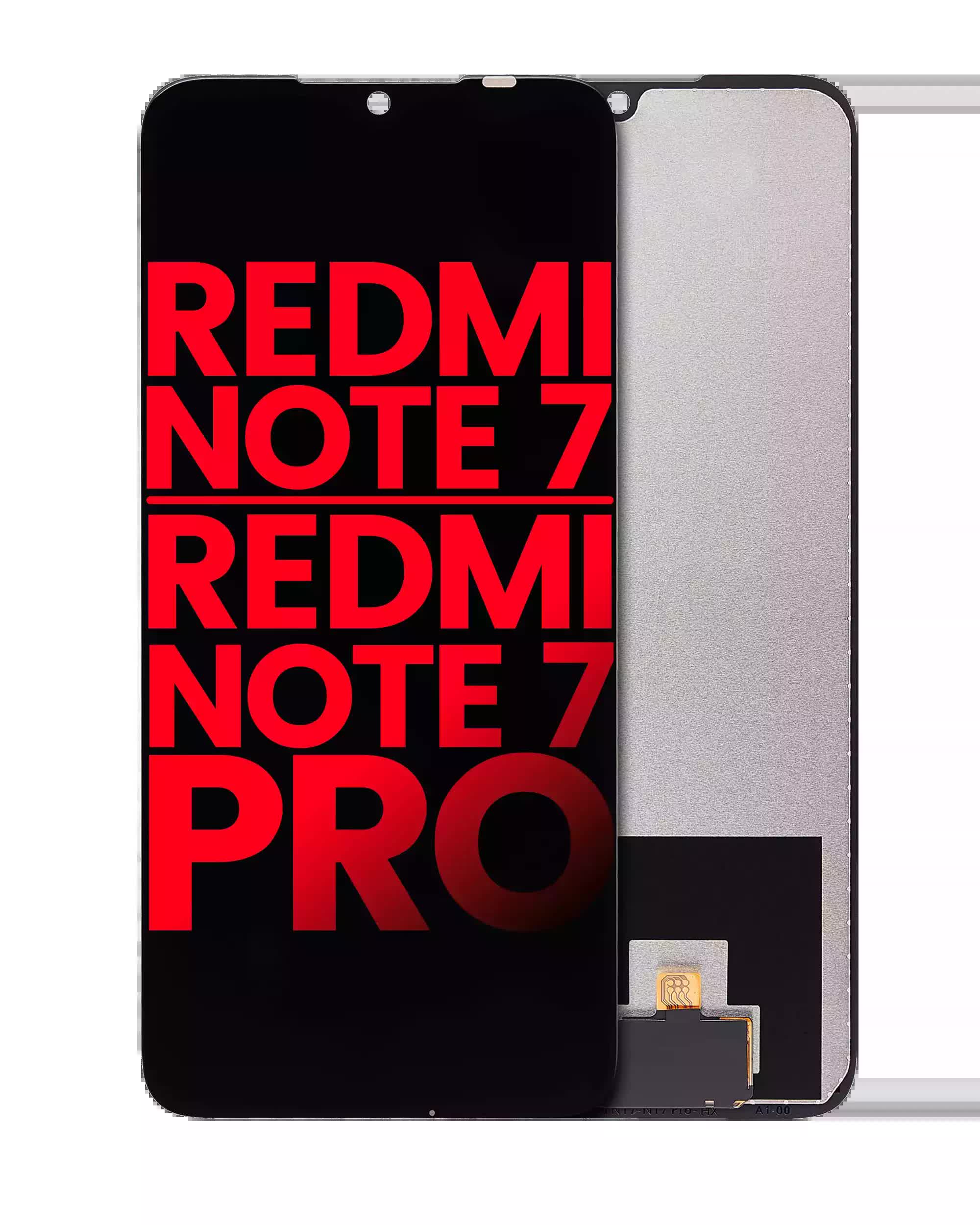 LCD Display ohne Rahmen für Xiaomi Redmi Note 7 / 7 Pro (Aftermarket Plus) (Black (Schwarz))