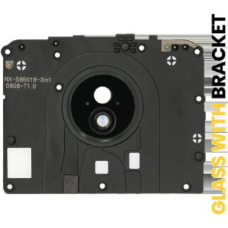 Rückkamera-Glas mit Halterung für Motorola Moto G7 Power (XT1955 / 2019) (Brazil Version) (Ceramic Black)