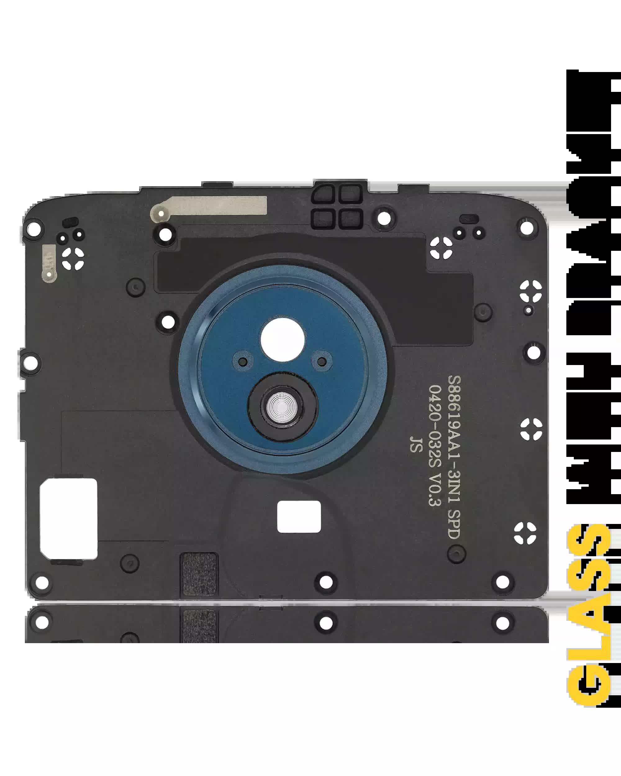 Rückkamera-Glas mit Halterung für Motorola Moto G7 Power (XT1955 / 2019) (Ceramic Blue) (US-Version)