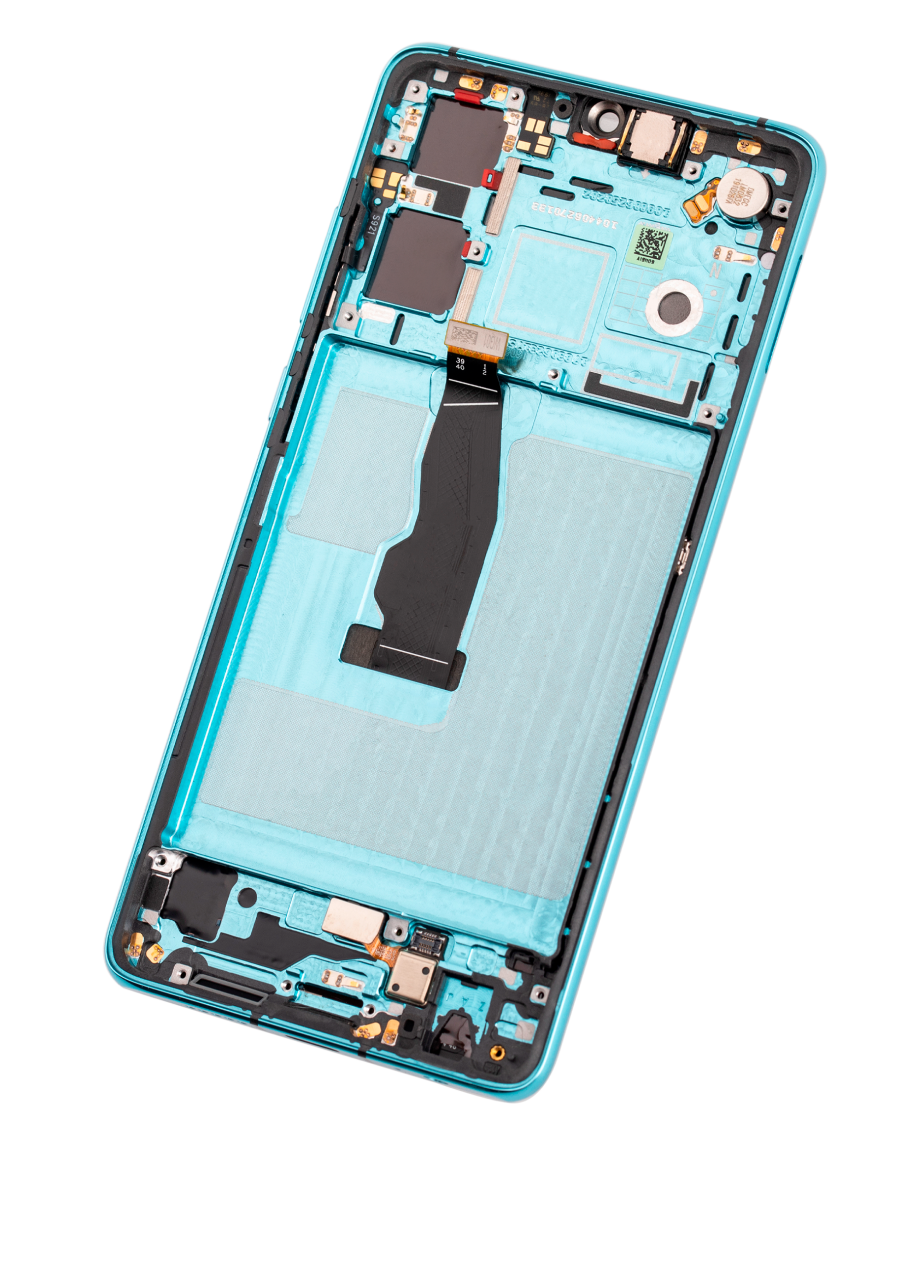 OLED Display mit Rahmen für Huawei P30 (2019) (professionell aufgearbeitet) (Aurora) – Bild 3
