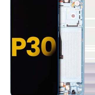 OLED Display mit Rahmen für Huawei P30 (professionell aufgearbeitet) (Breathing Crystal)