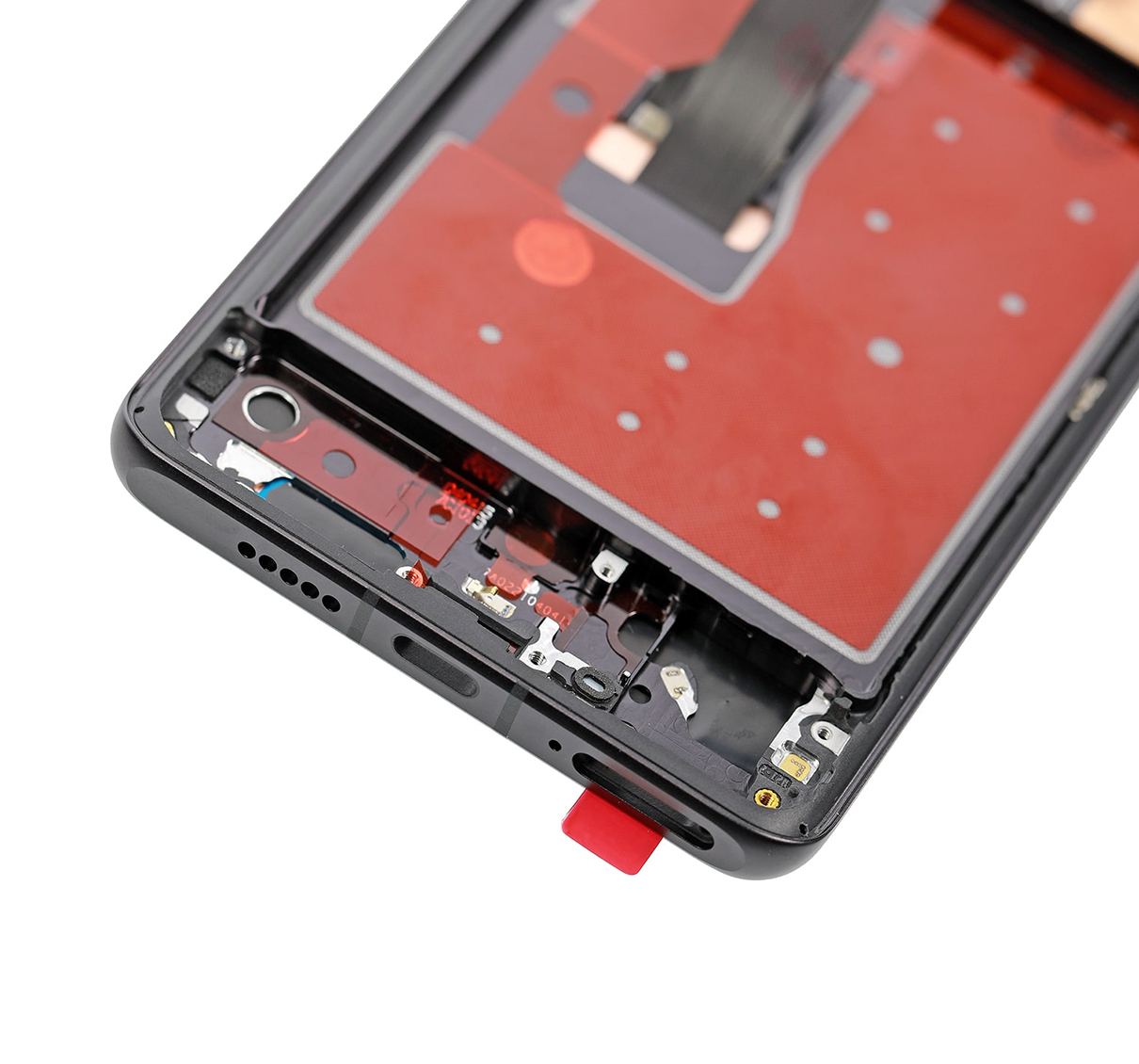 OLED Display mit Rahmen für Huawei P30 Pro (Aftermarket Plus) (Black (Schwarz)) – Bild 3