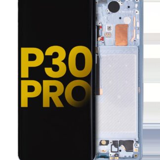 OLED Display mit Rahmen für Huawei P30 Pro (Aftermarket Plus) (Breathing Crystal)