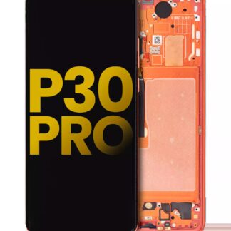 OLED Display mit Rahmen für Huawei P30 Pro (Aftermarket Plus) (Orange)