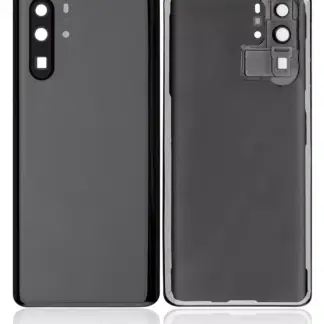 Rückdeckelglas mit Kameraglas für Huawei P30 Pro (Black (Schwarz))