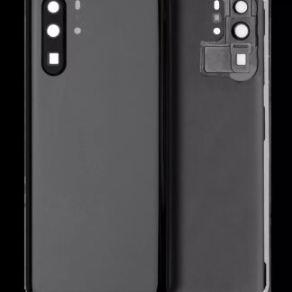 Rückdeckelglas mit Kameraglas für Huawei P30 Pro (Black (Schwarz))