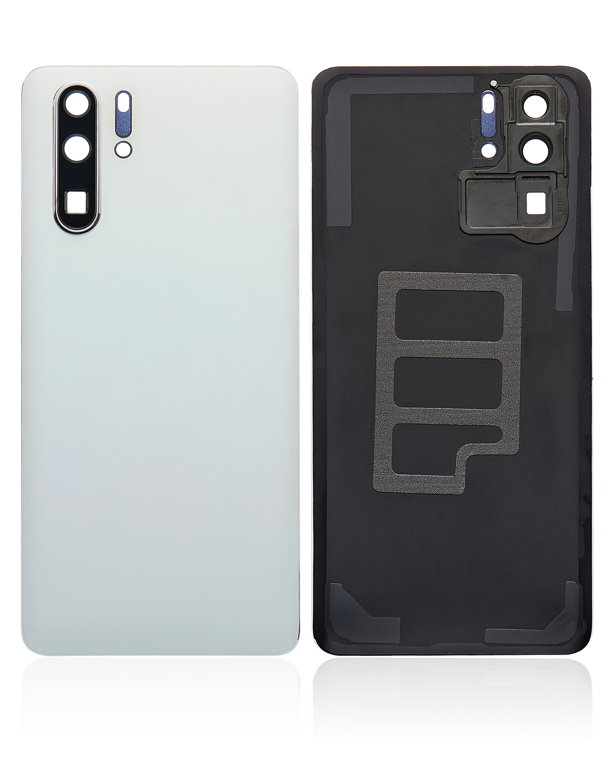 Rückdeckelglas mit Kameraglas für Huawei P30 Pro (Pearl White) – Bild 2