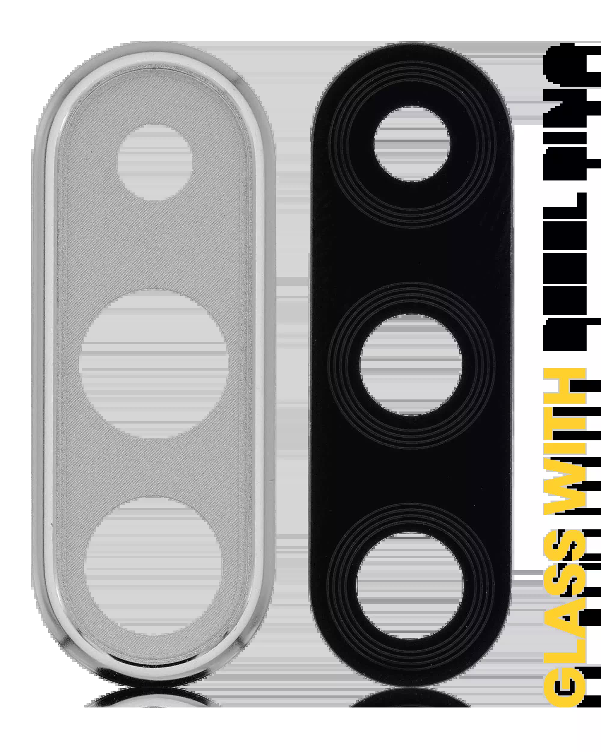 Rückkamera-Glas mit Blendenring für Huawei P30 Lite (Pearl White) (6GB RAM)