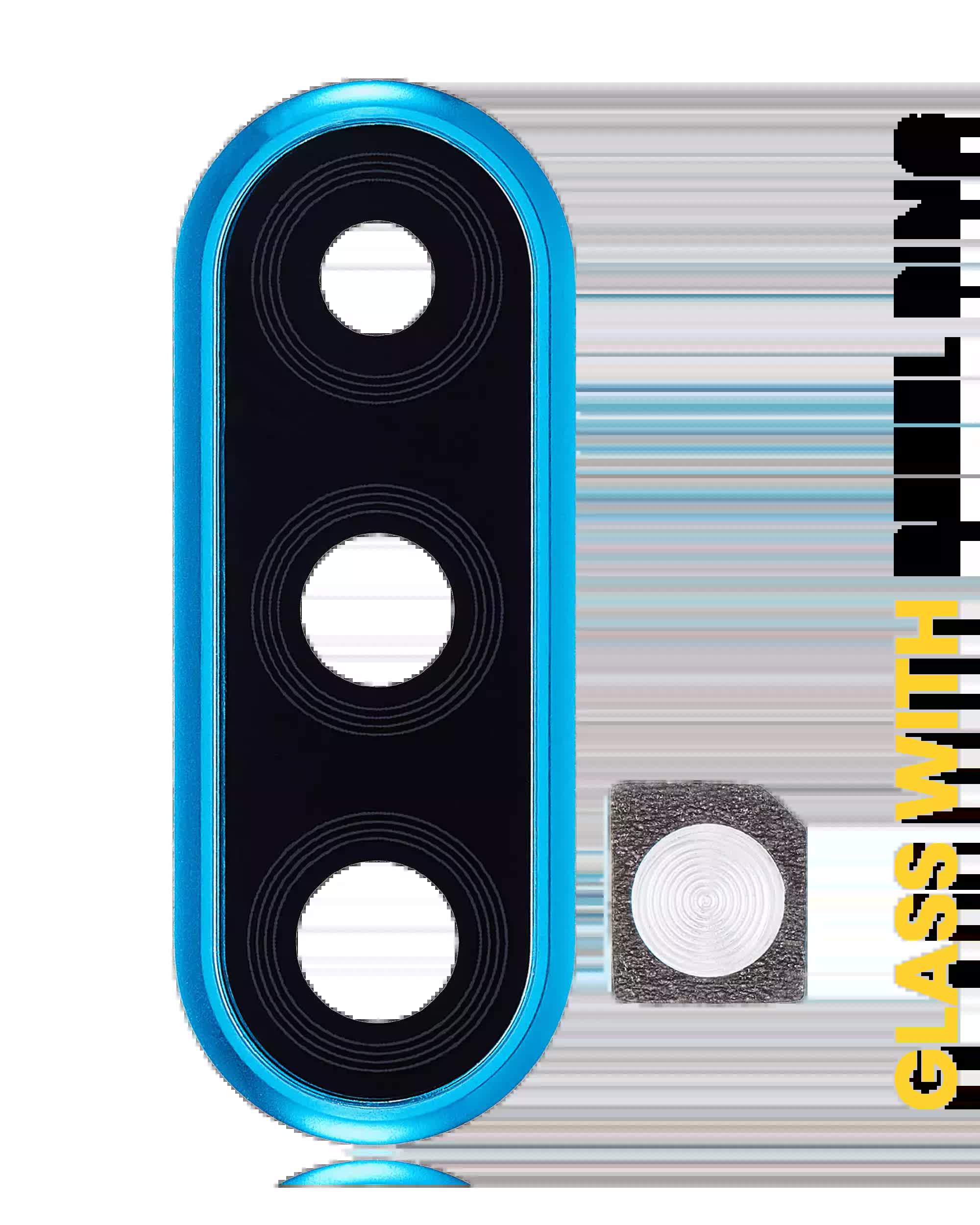 Rückkamera-Glas mit Blendenring für Huawei P30 Lite (Peacock Blue) (4GB RAM)