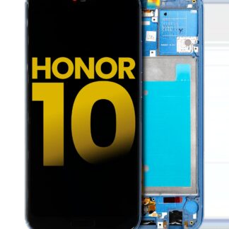LCD Display mit Rahmen für Huawei Honor 10 (professionell aufgearbeitet) (Phantom Blue)
